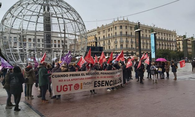 «Un sábado no es un lunes»; protesta por las aperturas comerciales de San Valero y Cinco de marzo